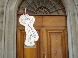Arrival of baby girl in Prato, Tuscany. Credit DeSouza (2006).